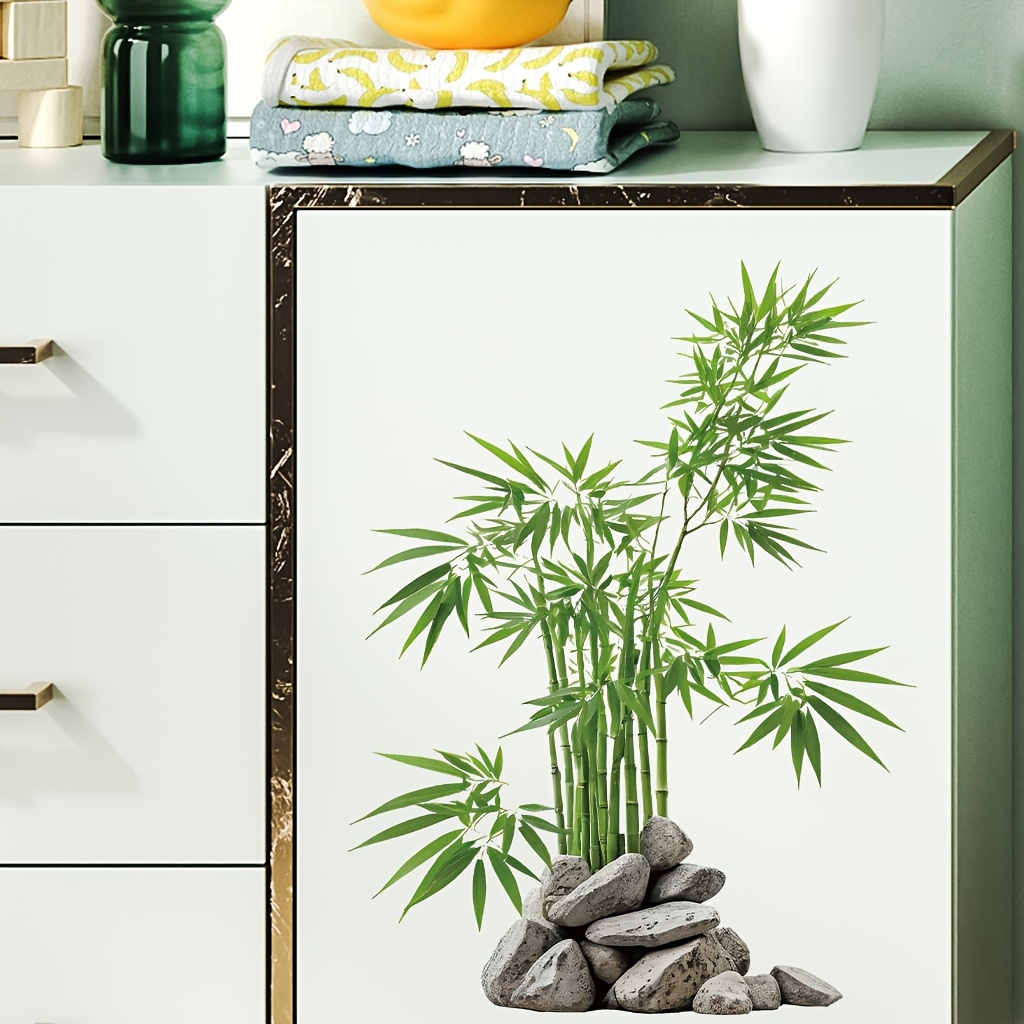 Watercolor Green Bamboo Leaf P – обзор и цена Flower Wall Panel
