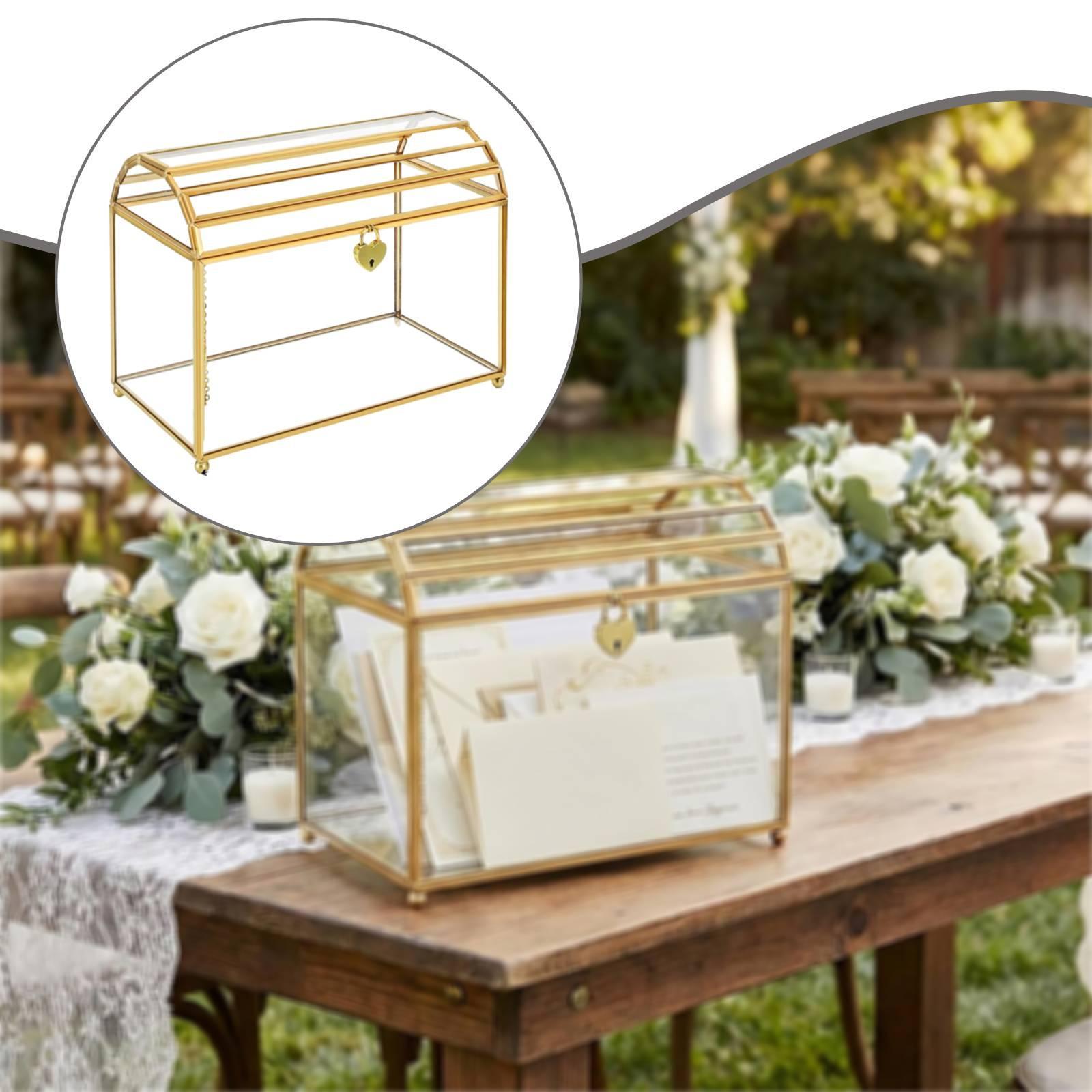 Glass Wedding Card Box Storage – обзор и цена Event Party Box