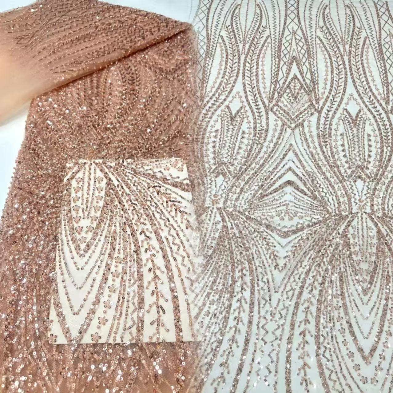 African Lace Fabric Sequins Be – обзор и цена Glitter Tablecloth