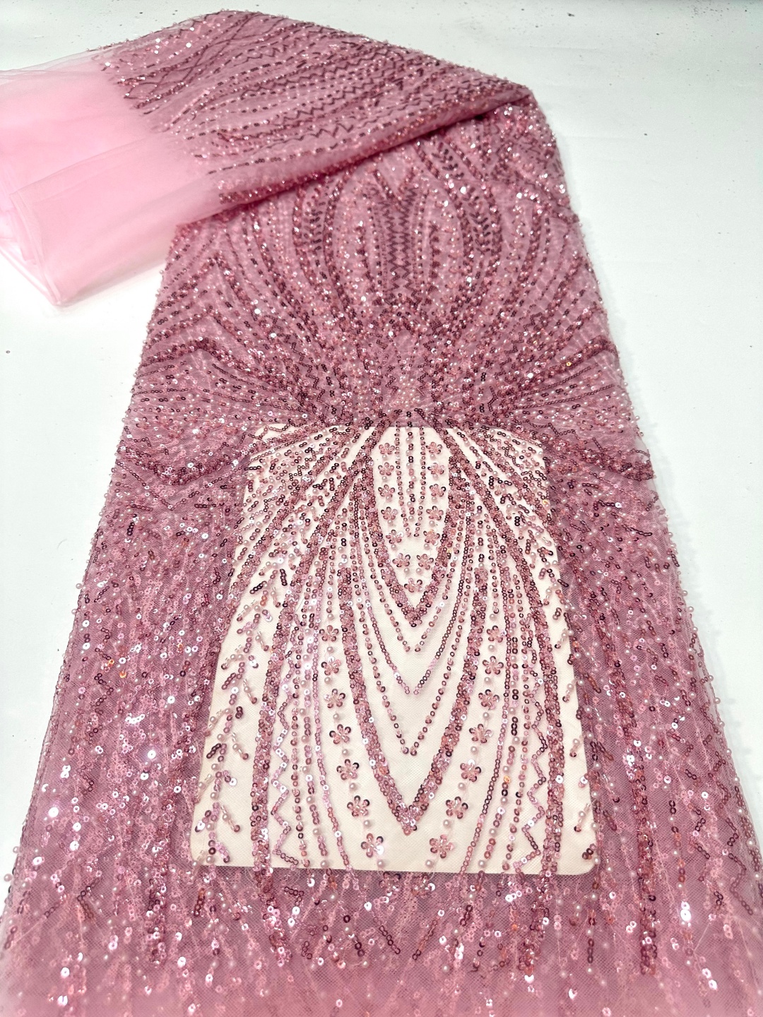 African Lace Fabric Sequins Be – обзор и цена Glitter Tablecloth