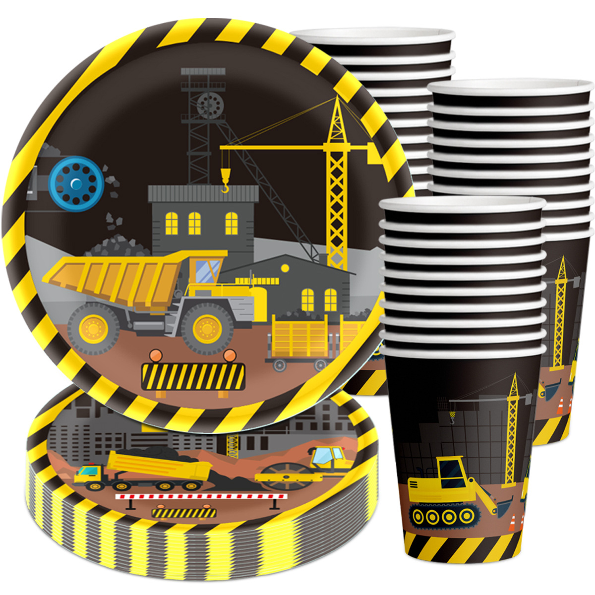 Excavator Themed Plates, Paper – обзор и цена Event Z