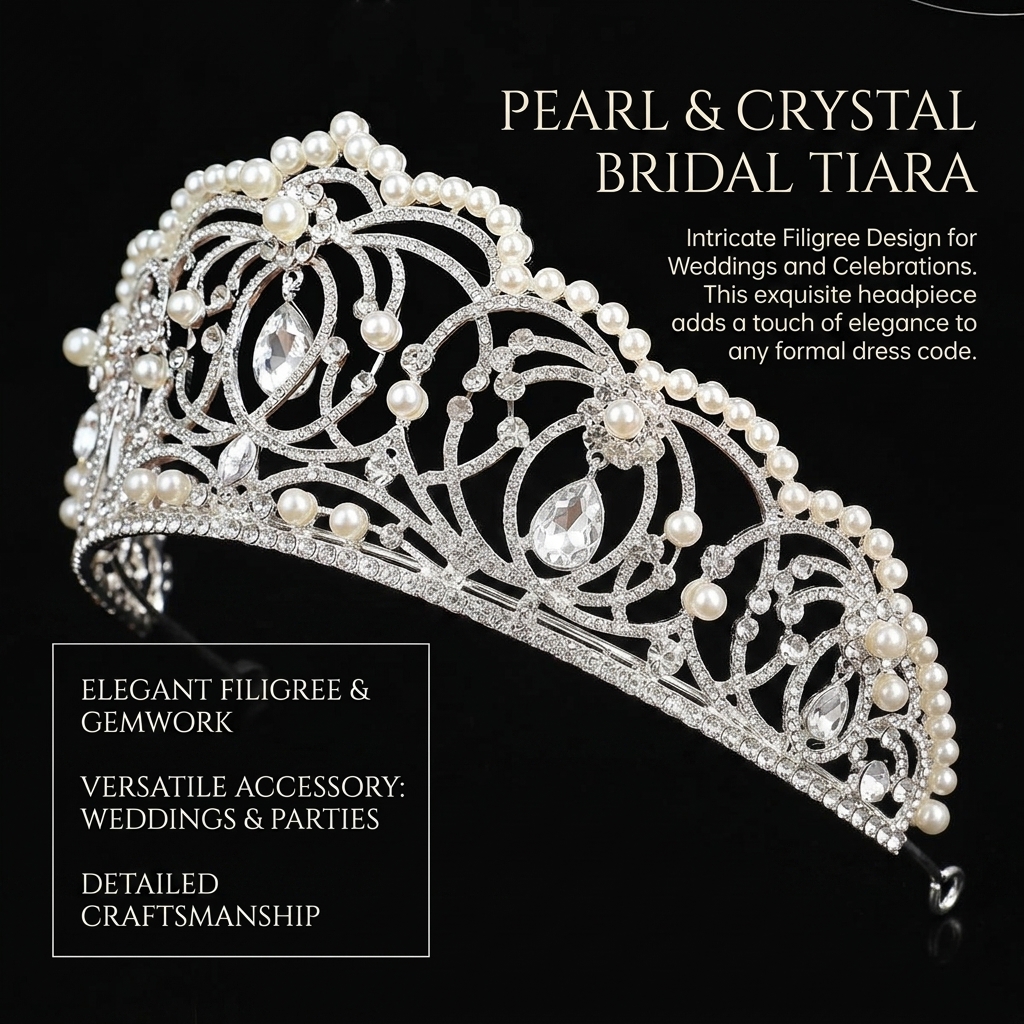 Rhinestone Crown for Wedding B – обзор и цена Event & Party Supply Photos