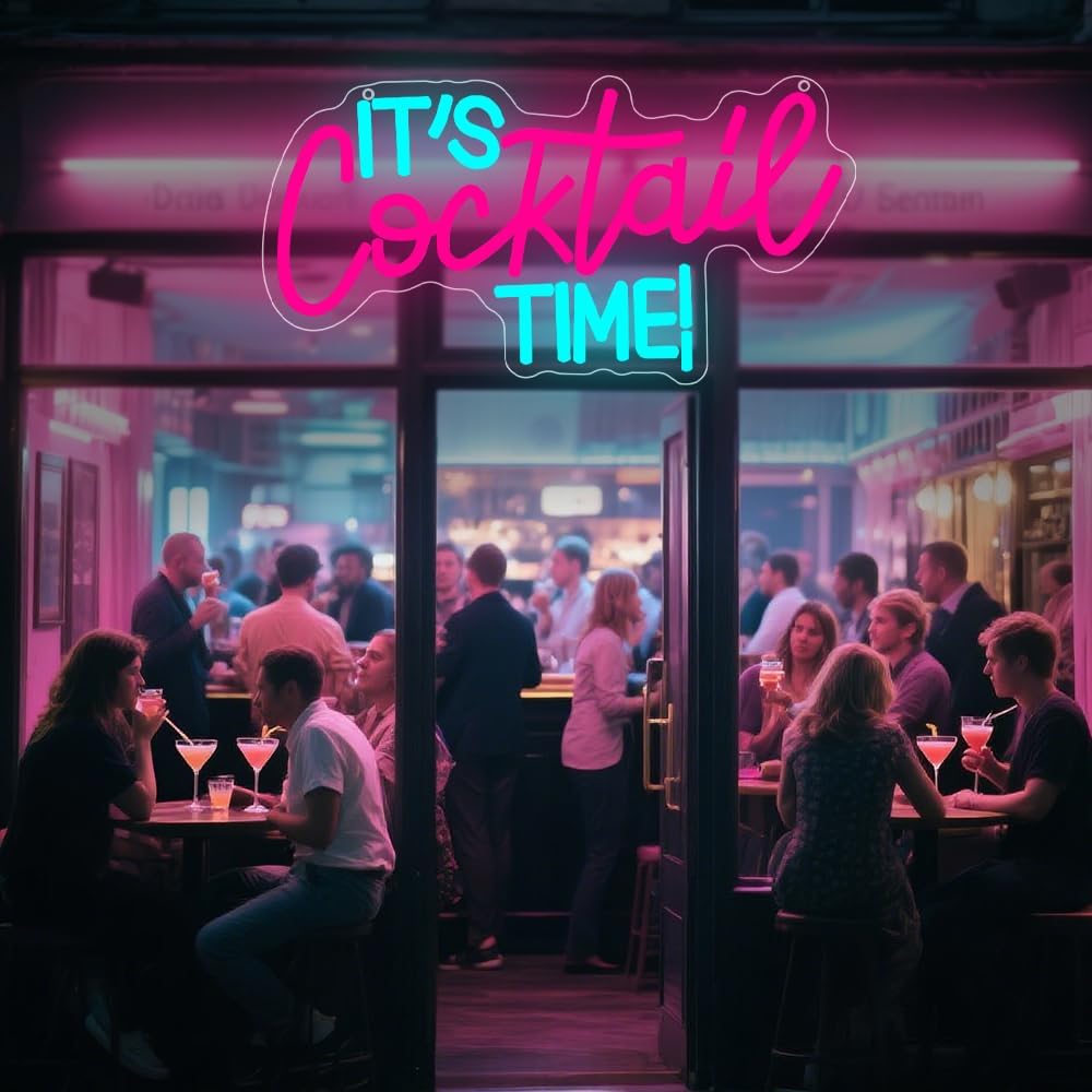 Cocktails Neon Sign USB Powere – обзор и цена Neon Sign Party