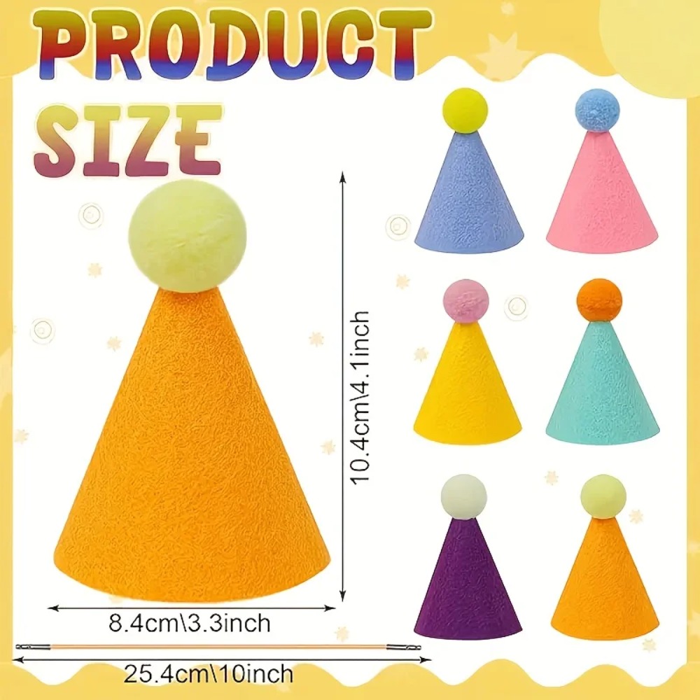 6 pcs Mini Party Hats: Lightwe – обзор и цена Party Hat Cone