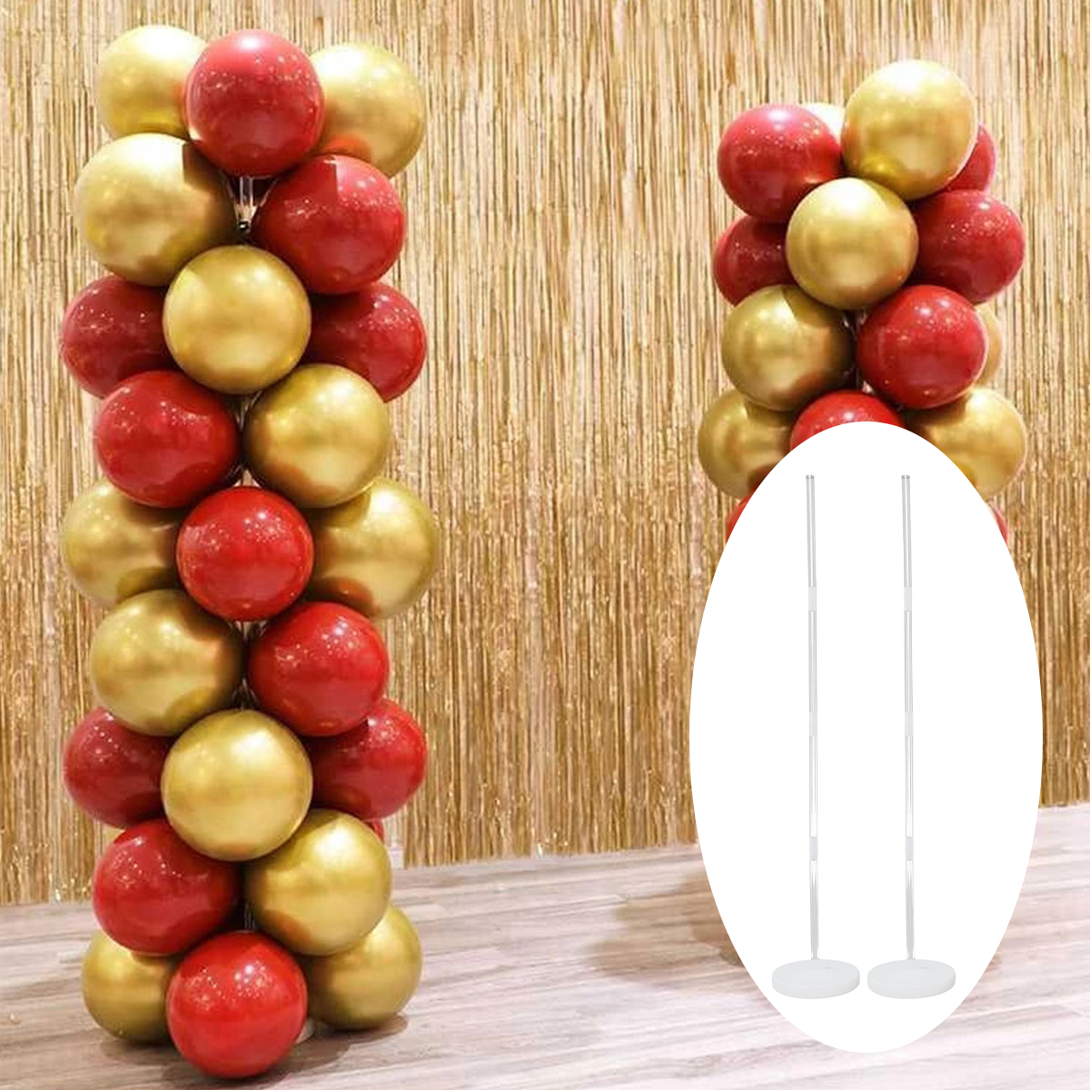 2Sets Balloon Column Stand Kit – обзор и цена Balloon Arch Kit