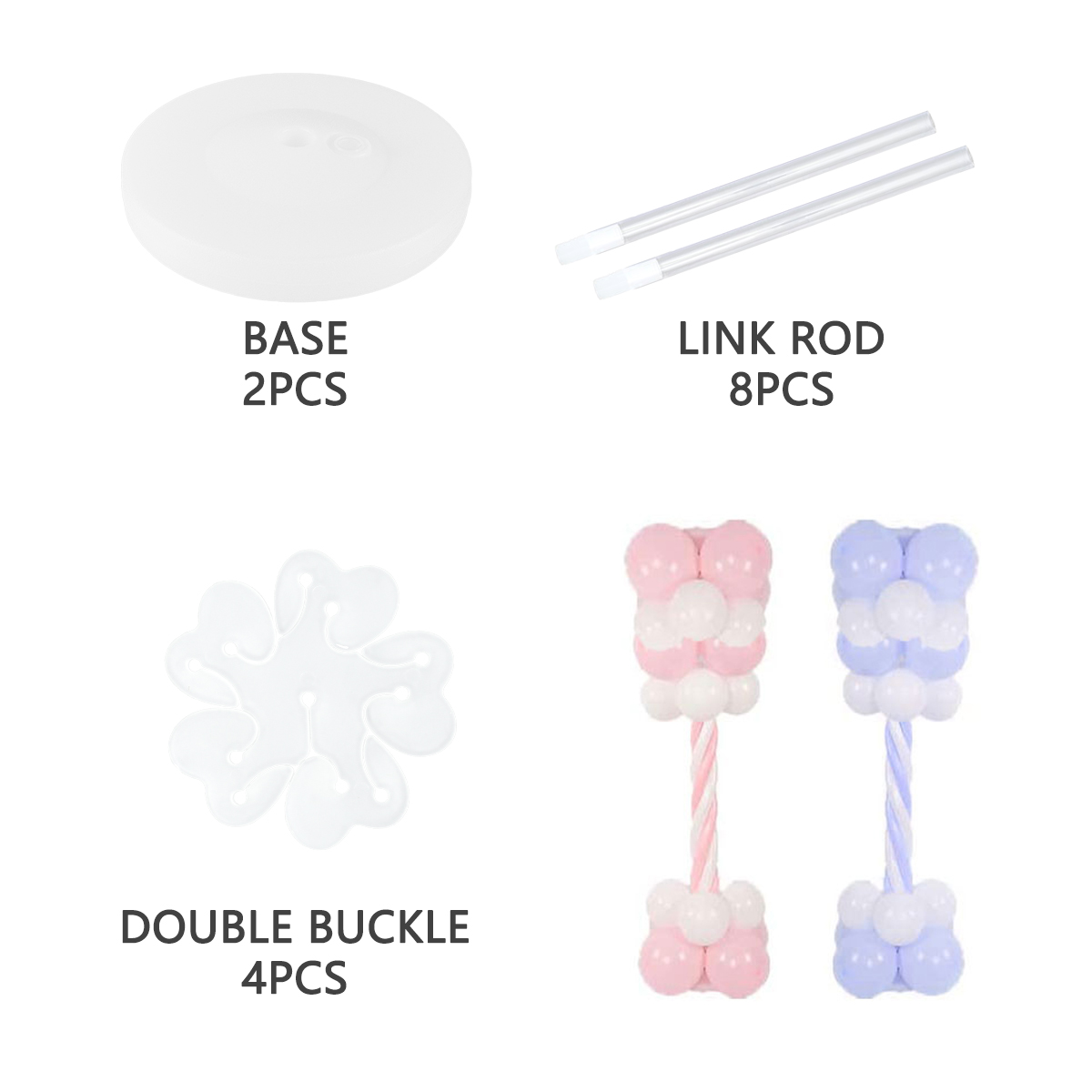 2Sets Balloon Column Stand Kit – обзор и цена Balloon Arch Kit