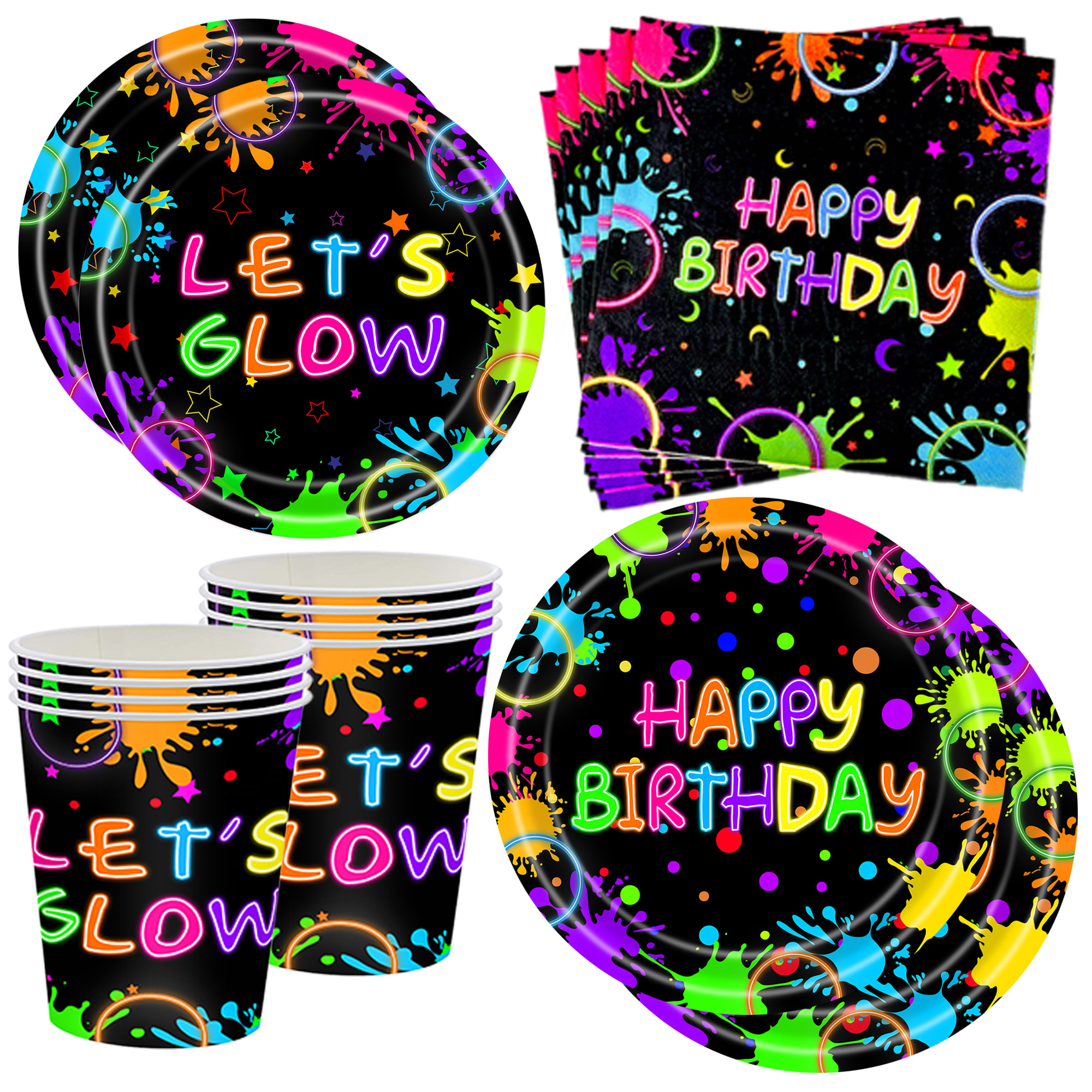 Neon Party Supplies Let Glow P – обзор и цена Let'S Party Event Supply