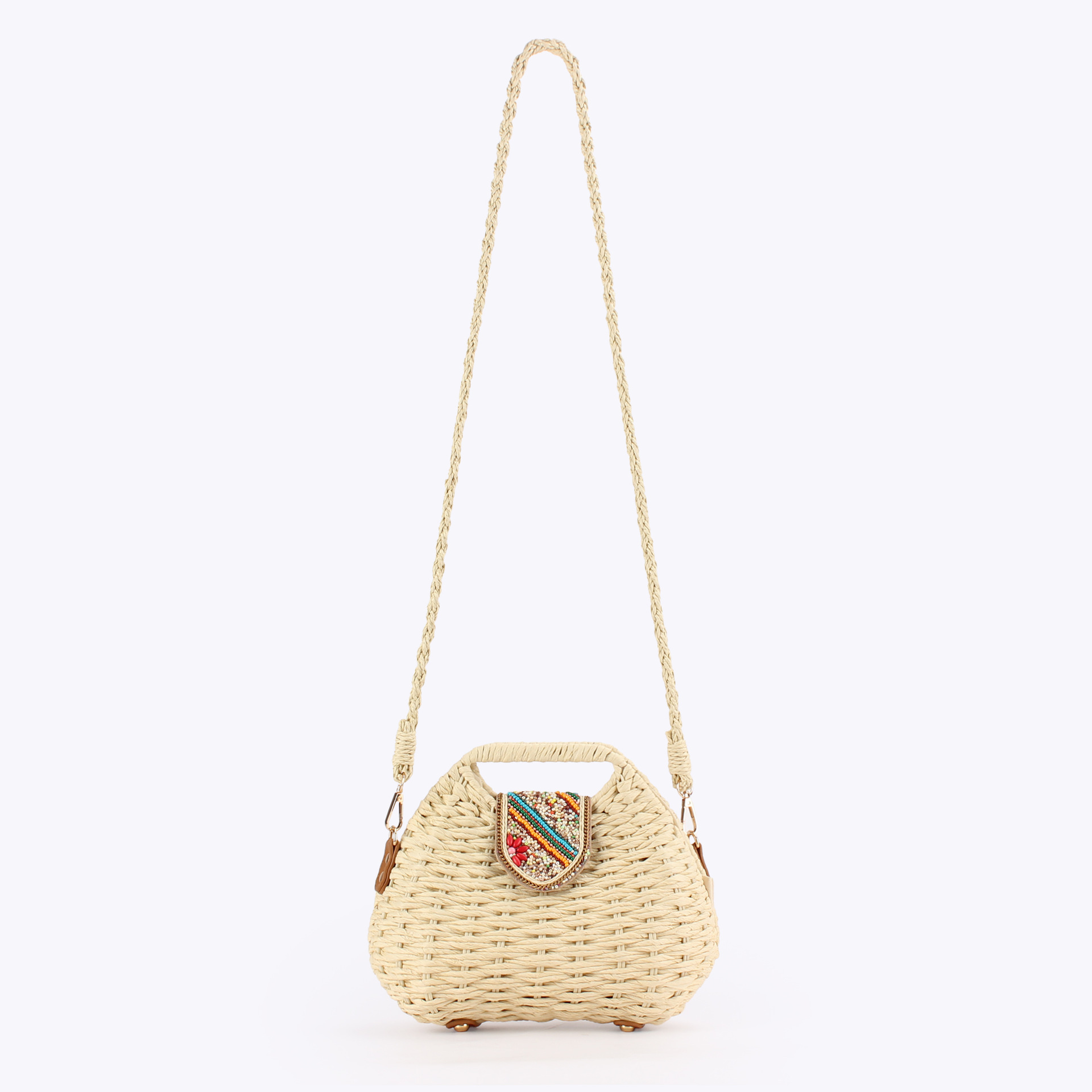 Color Beads Women Handbags Han – обзор и цена Paper Straw Color