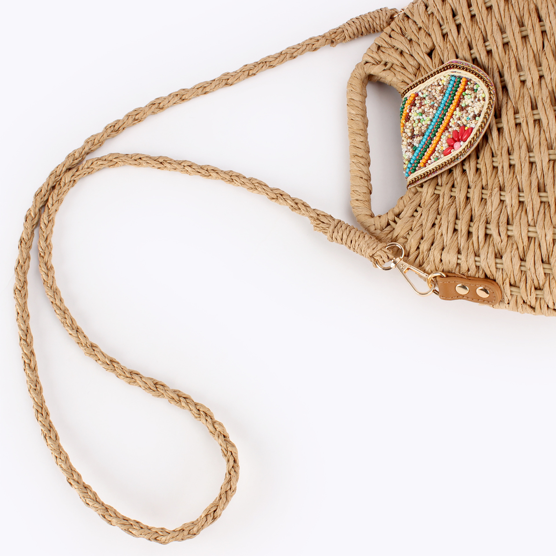 Color Beads Women Handbags Han – обзор и цена Paper Straw Color
