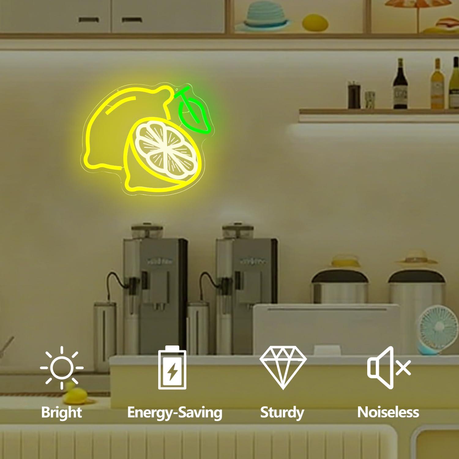 Lemon Neon Sign Dimmable LED L – обзор и цена Neon Sign Party