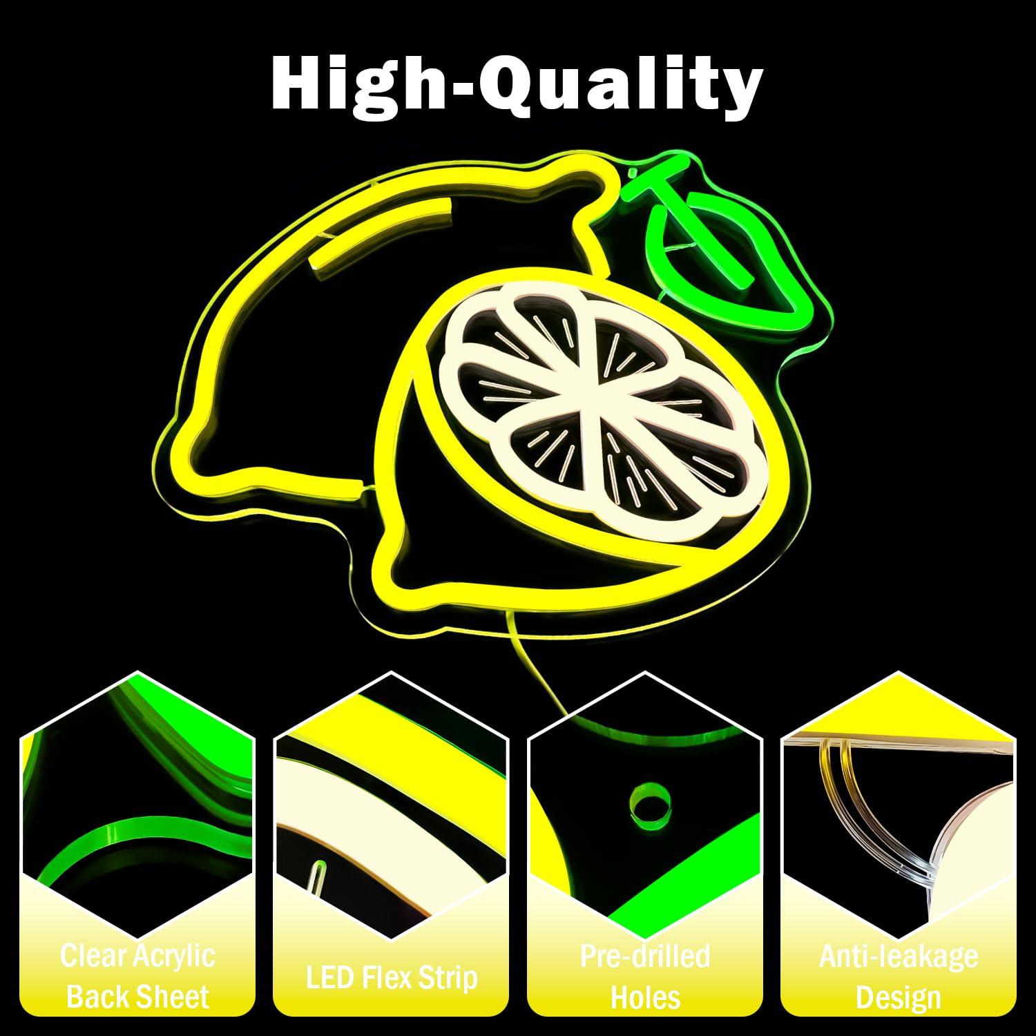 Lemon Neon Sign Dimmable LED L – обзор и цена Neon Sign Party