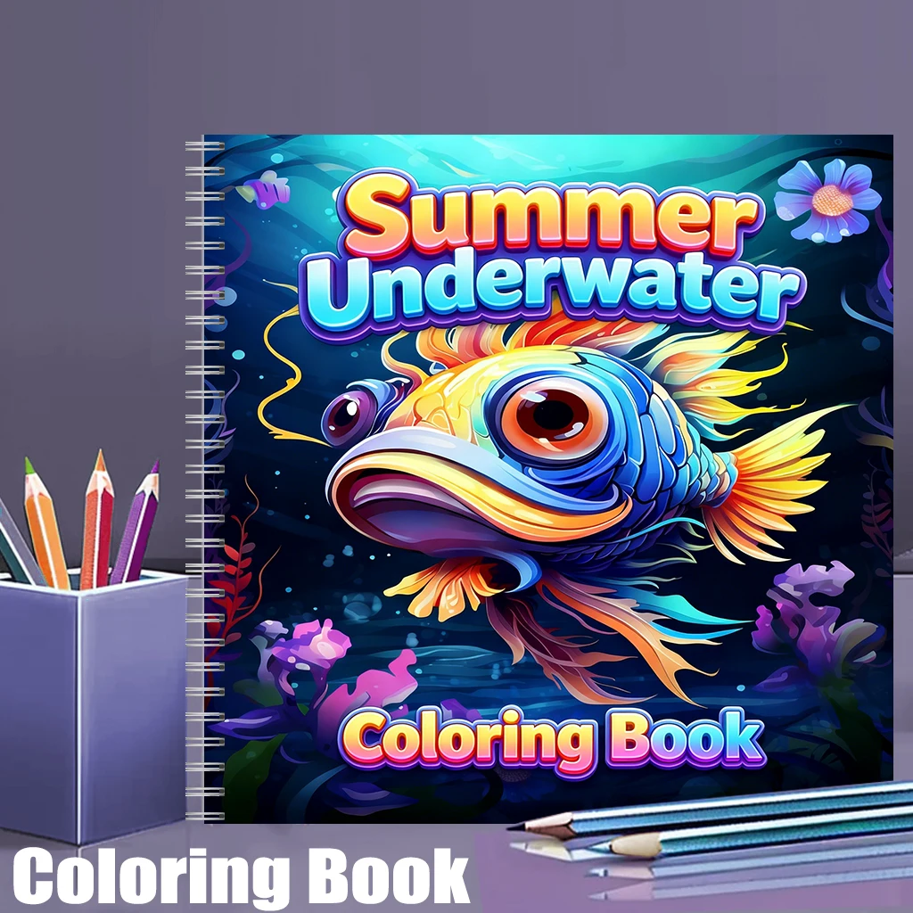 Summer Underwater Coloring Boo – обзор и цена Event Supplies