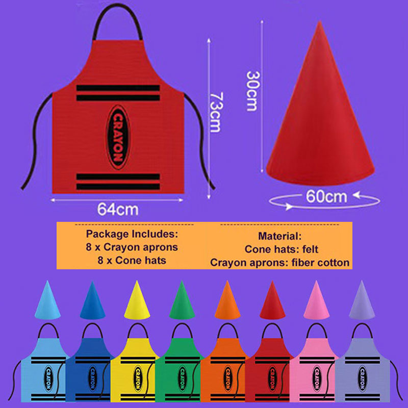 Colorful Crayon Themed Gnome S – обзор и цена Party Hat Cone