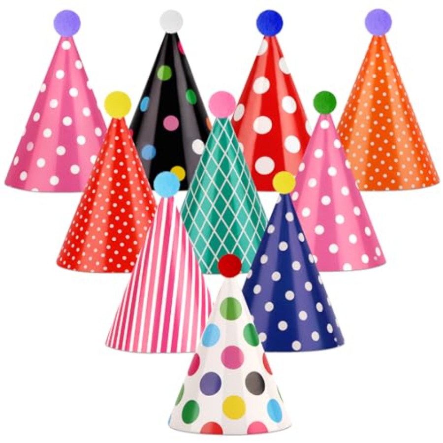 10 PCS Colorful Mini Party Hat – обзор и цена Party Hat Cone