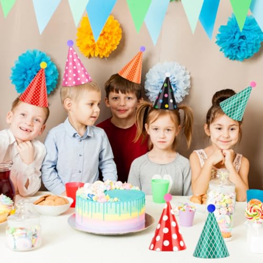 10 PCS Colorful Mini Party Hat – обзор и цена Party Hat Cone