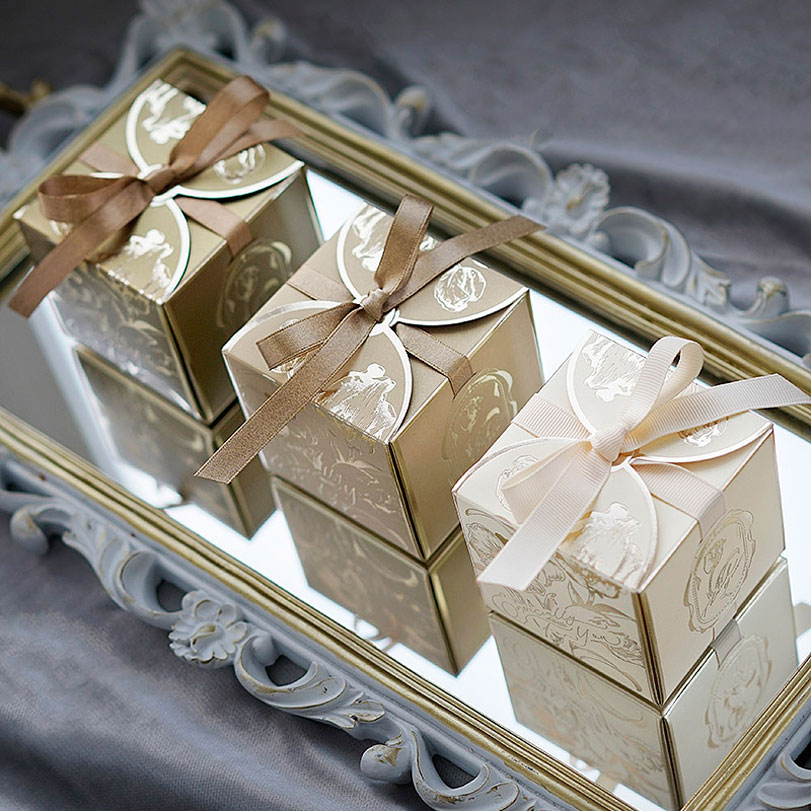 Square Paper Gift Boxes with R – обзор и цена Event Party Box