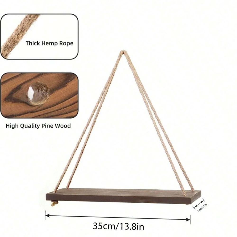 1pc Wood Hanging Shelve Swing  – обзор и цена Flower Wall Panel
