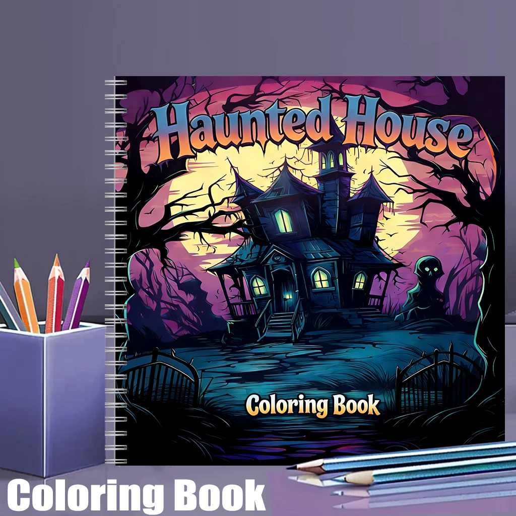 Haunted House Coloring Book fo – обзор и цена Event Supplies