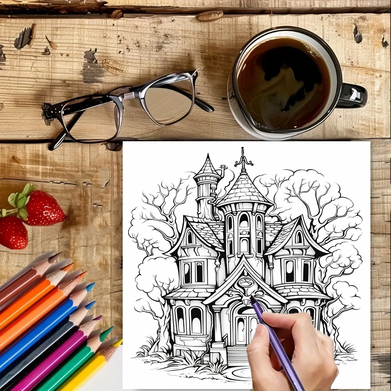 Haunted House Coloring Book fo – обзор и цена Event Supplies