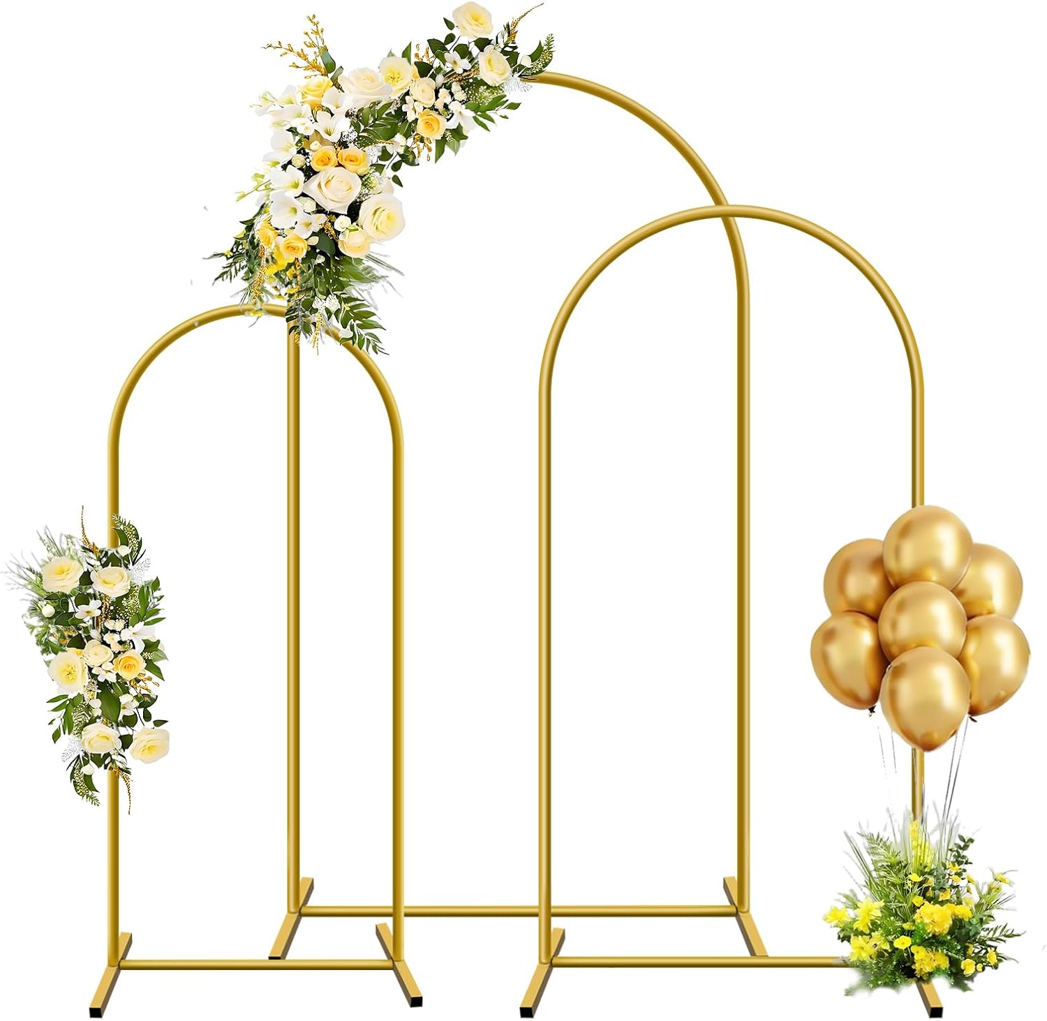 1pc Gold Metal Arch Backdrop S – обзор и цена Balloon Arch Kit