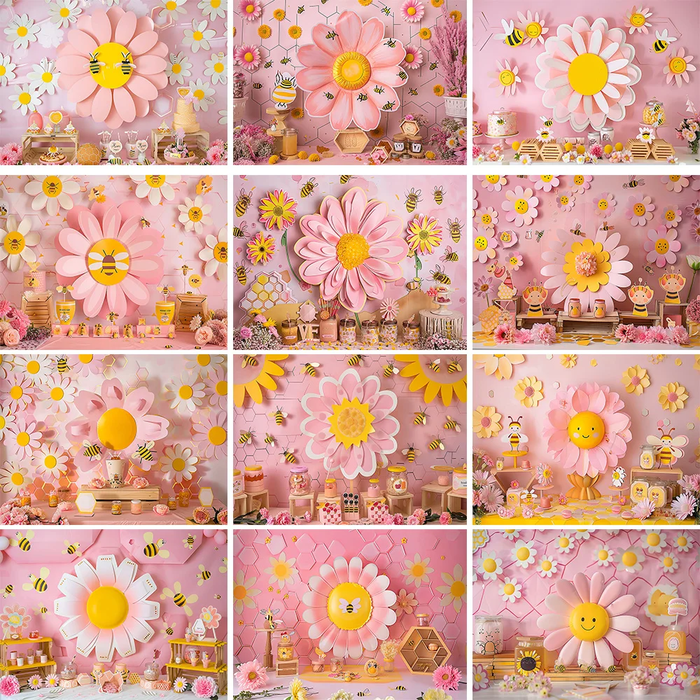 Mocsicka Sweet Daisy Girl Birt – обзор и цена Dessert Table Backdrop