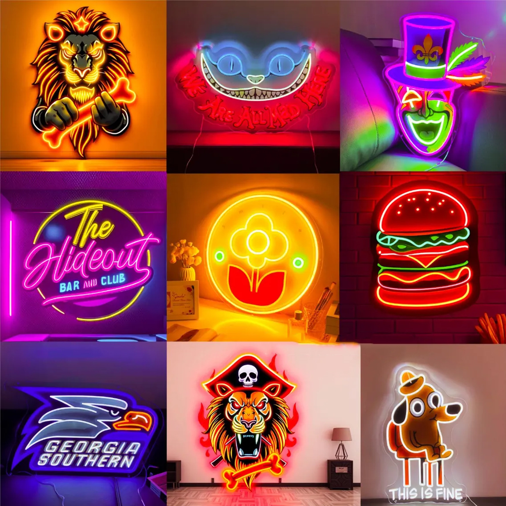 Custom Neon Sign Acrylic LED N – обзор и цена Neon Sign Party