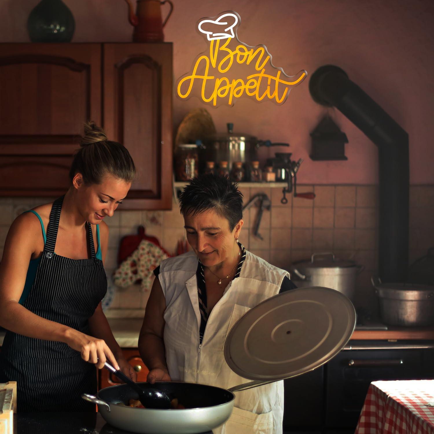 Bon Appetit Chef Hat Neon Sign – обзор и цена Neon Sign Party