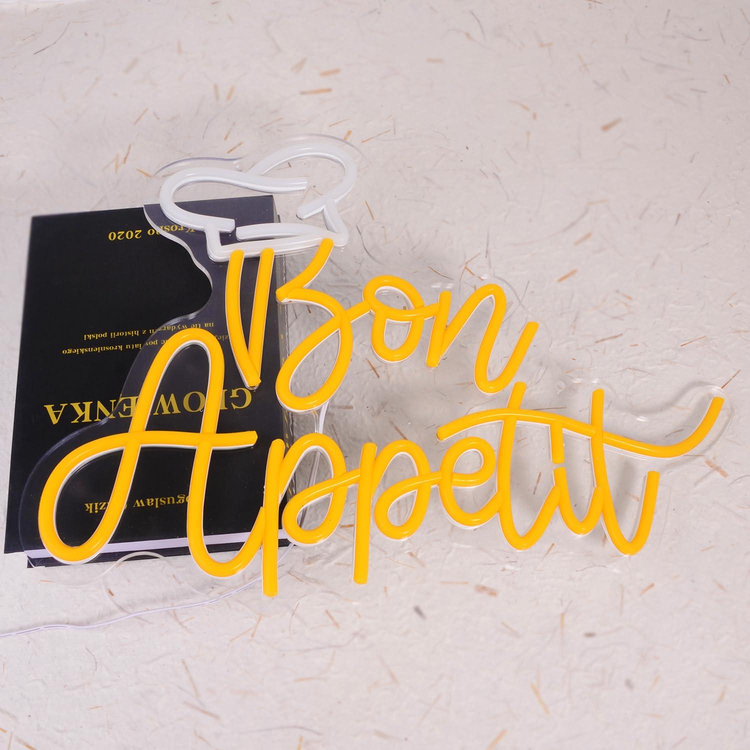 Bon Appetit Chef Hat Neon Sign – обзор и цена Neon Sign Party