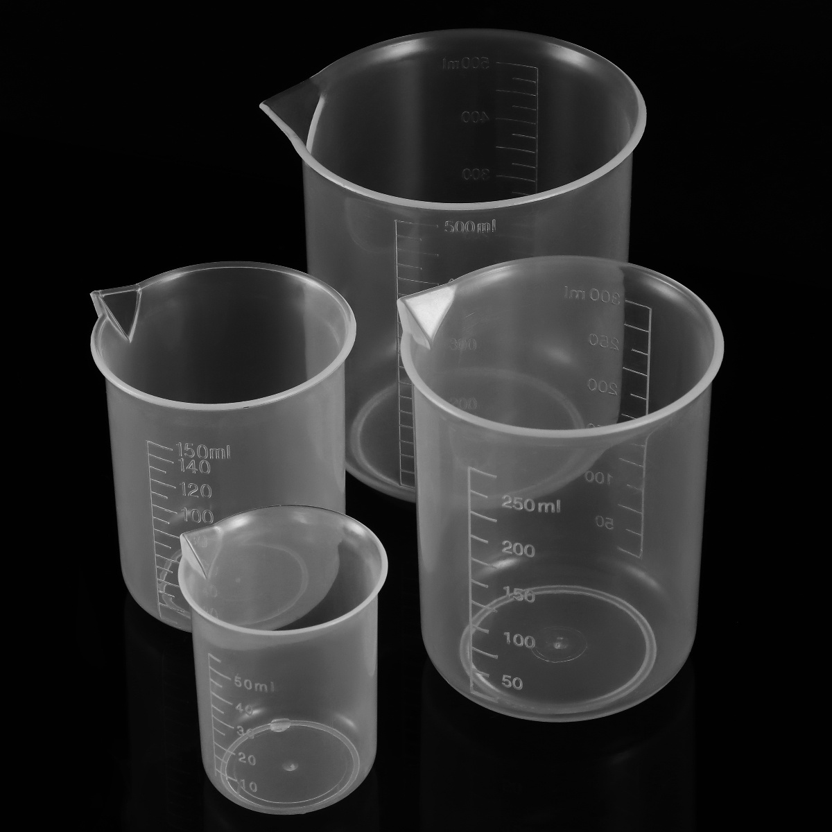 4pcs 50Ml 150Ml 250Ml 500Ml Pl – обзор и цена Plastic Cup 50Pcs