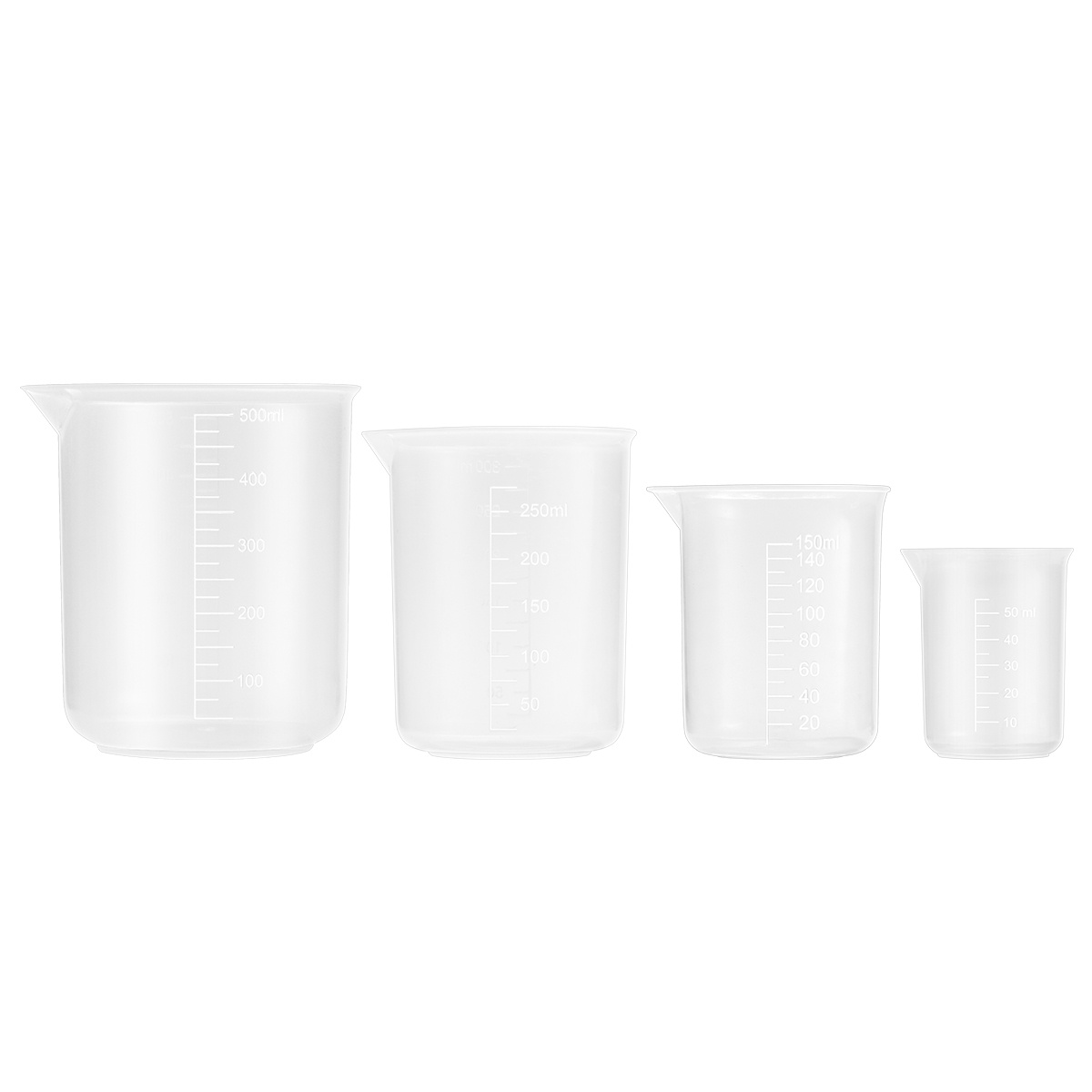 4pcs 50Ml 150Ml 250Ml 500Ml Pl – обзор и цена Plastic Cup 50Pcs