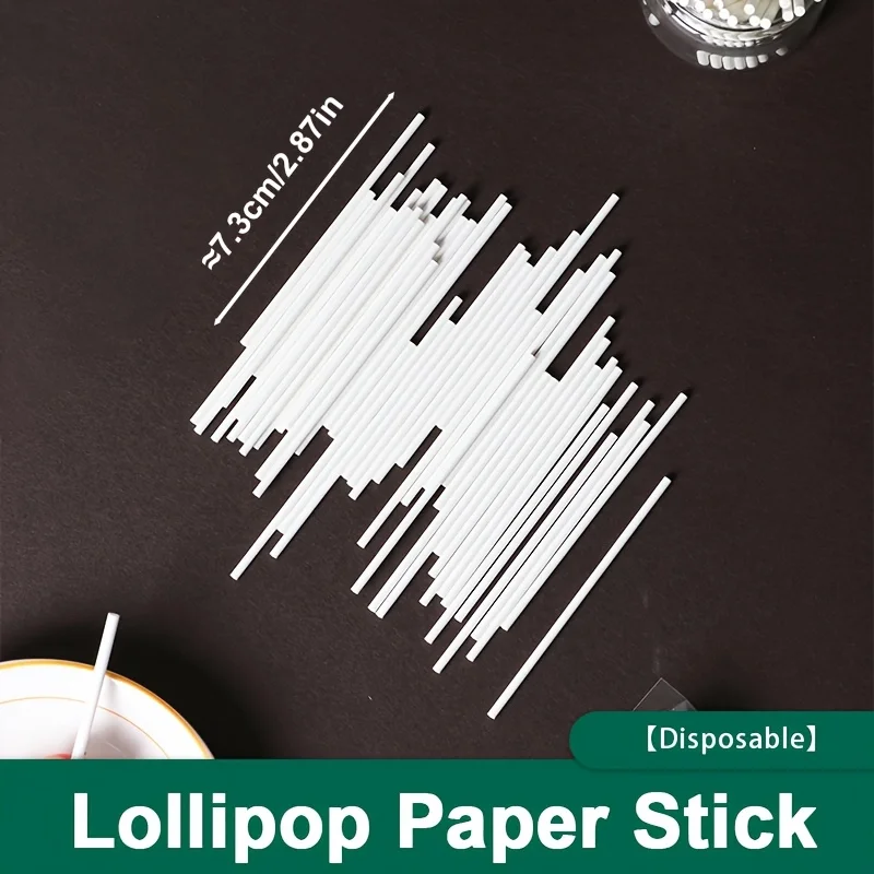 100pcs, Disposable White Kraft – обзор и цена Paper Straw Color