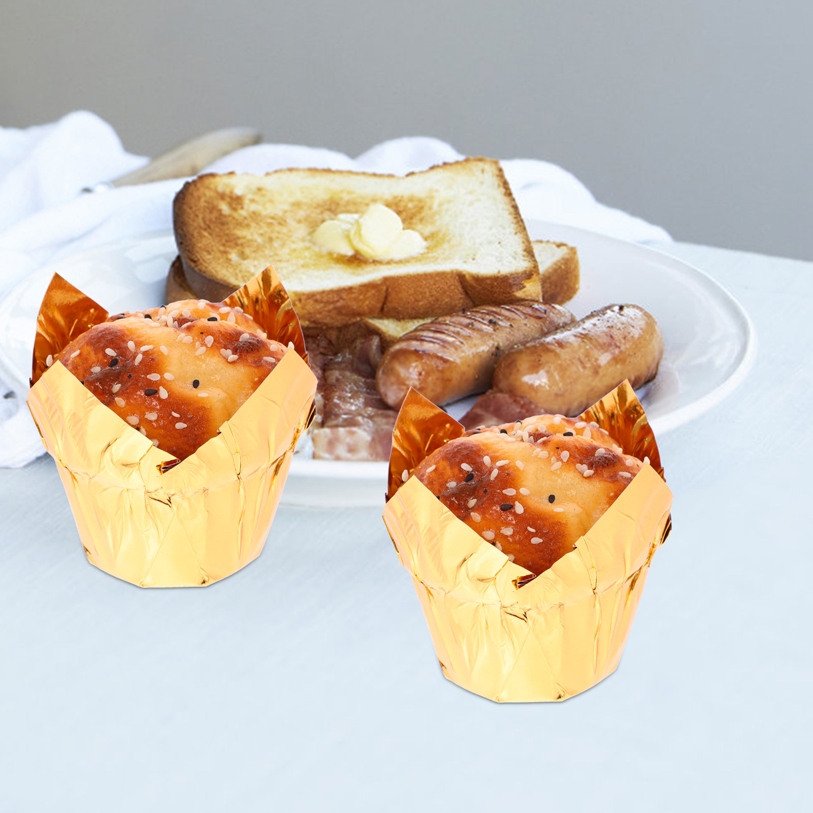 50Pcs Muffin Cup Heat-Resistan – обзор и цена Plastic Cup 50Pcs