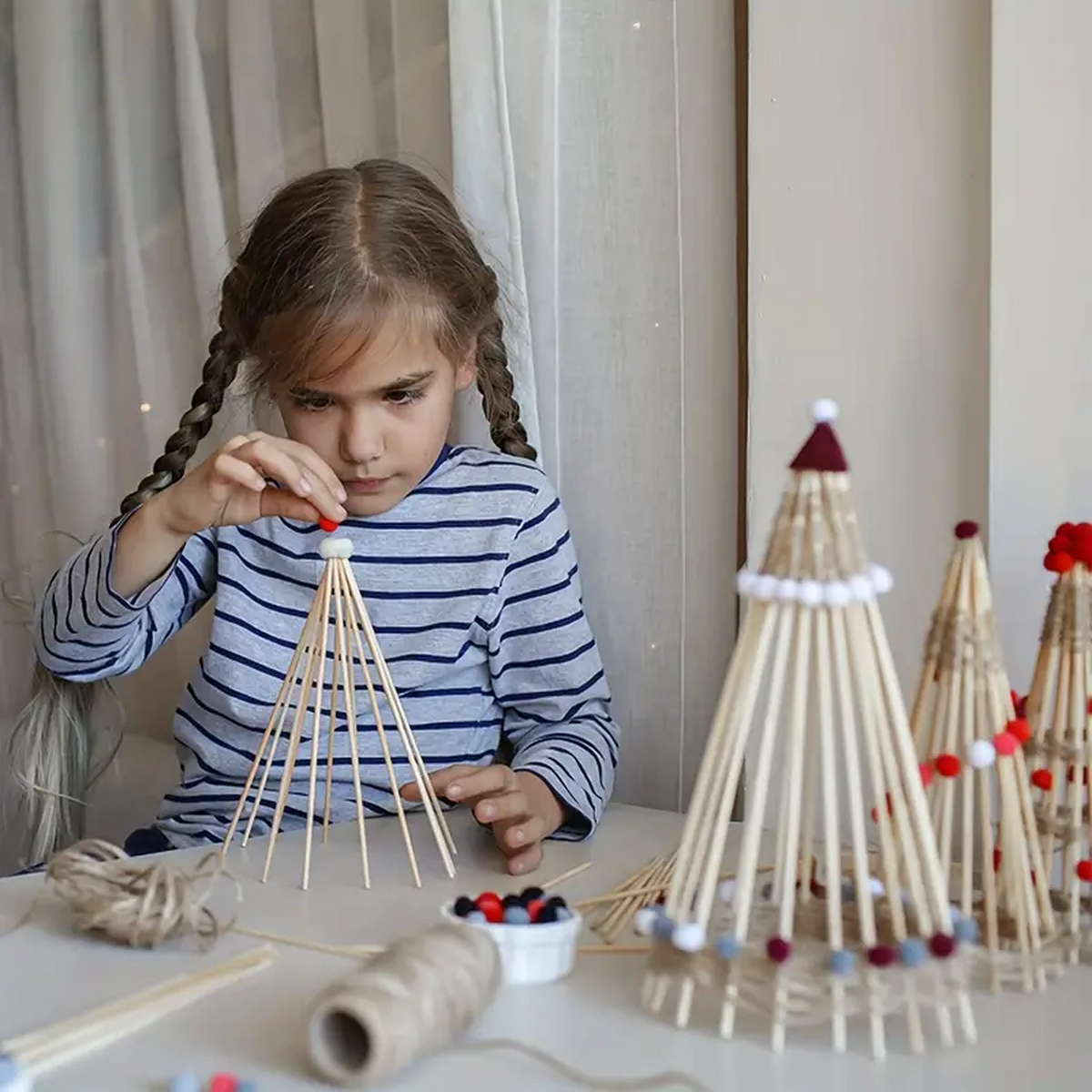 DIY Bamboo Sticks 50/100pcs Na – обзор и цена Cotton Candy Cone