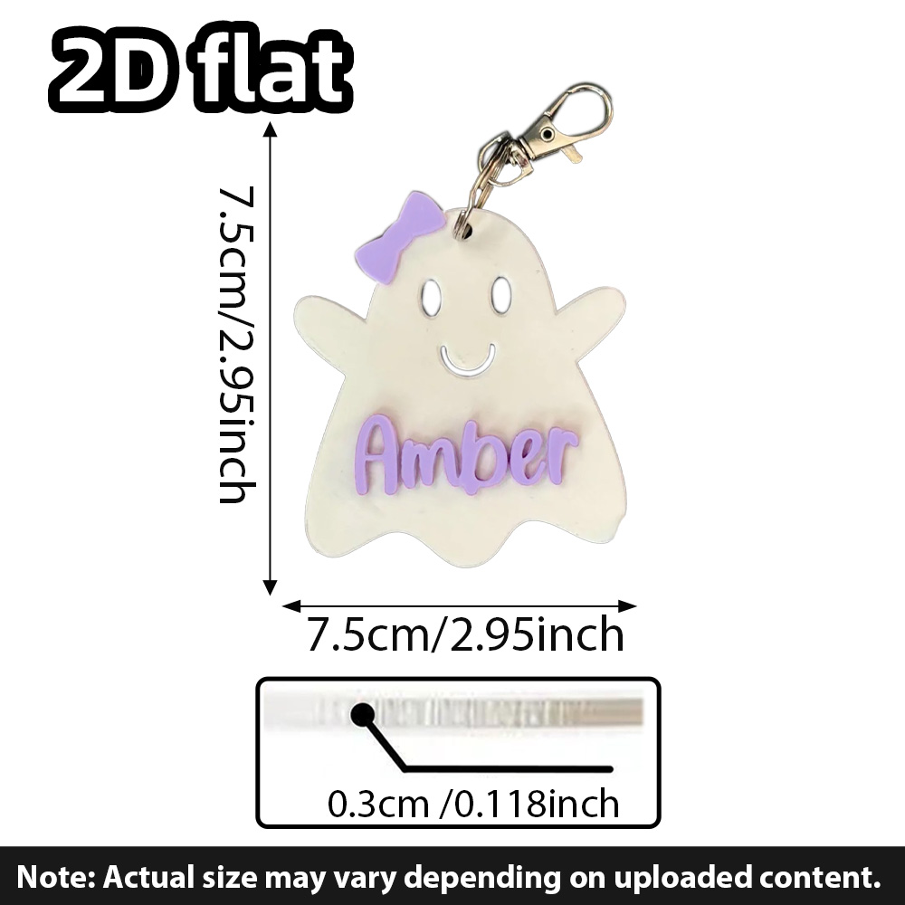 Personalized Ghost Keychain, G – обзор и цена Party Favor Bag