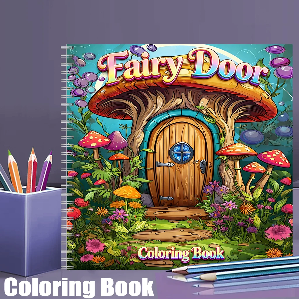 Coloring Book Fairy Door for A – обзор и цена Event Supplies