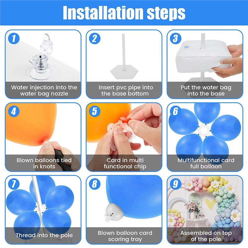 Balloon Arch Stand Kit-Adjusta – обзор и цена Balloon Arch Kit