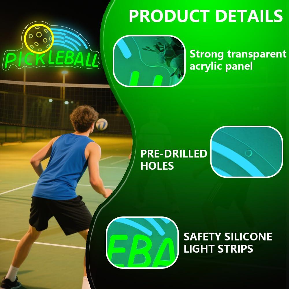 Pickleball Neon Sign USB Dimma – обзор и цена Neon Sign Party