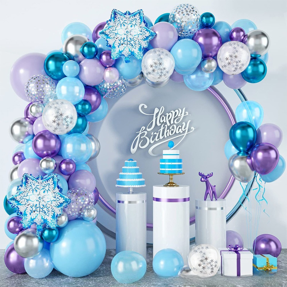 Winter Wonderland Snowflake Ba – обзор и цена Balloon Arch Kit