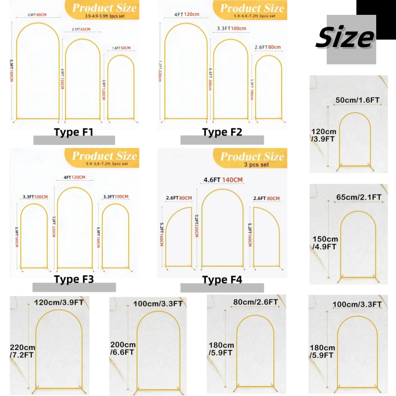 EU Warehouse Gold Metal Balloo – обзор и цена Balloon Arch Kit