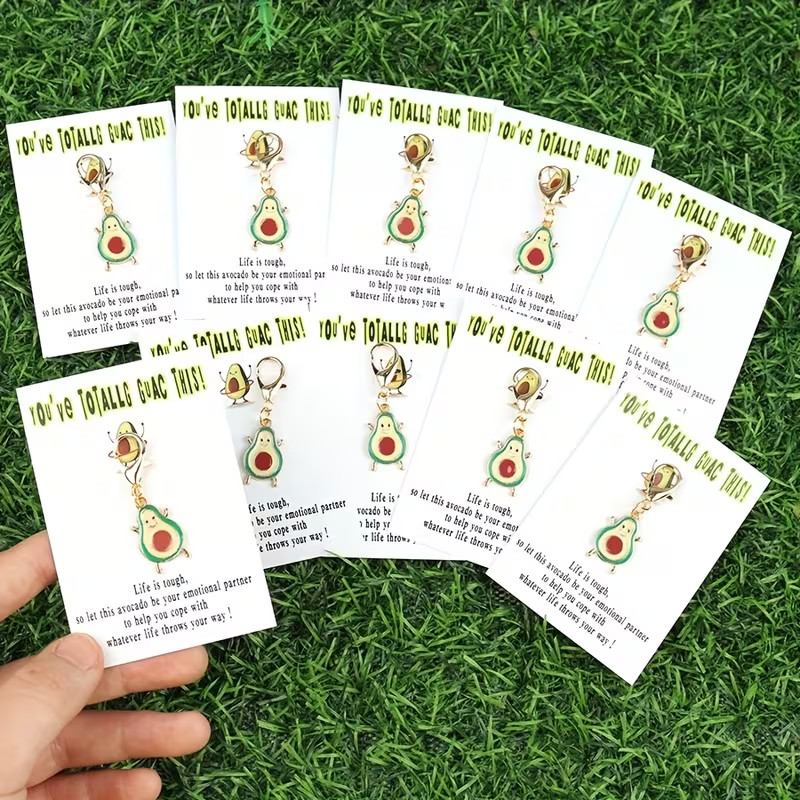 10 Charming Avocado Keychains  – обзор и цена Event Party