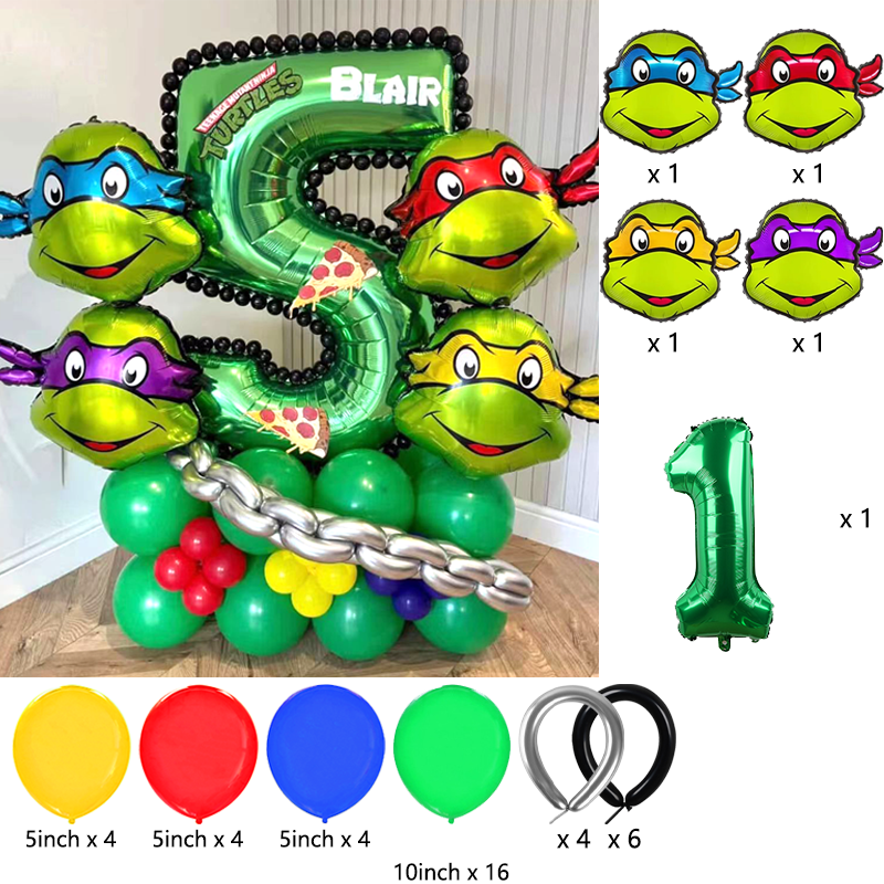 Ninja Turtles Themed Balloon A – обзор и цена Balloon Arch Kit