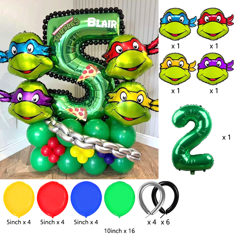 Ninja Turtles Themed Balloon A – обзор и цена Balloon Arch Kit