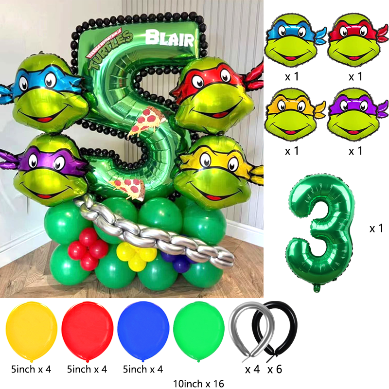 Ninja Turtles Themed Balloon A – обзор и цена Balloon Arch Kit