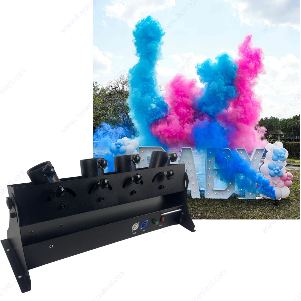 Electronic Spray Confetti Powd – обзор и цена Confetti Cannon Tube