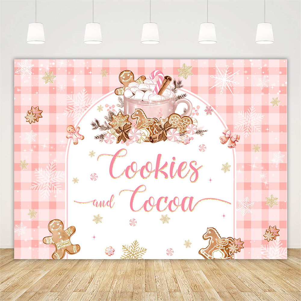 Christmas Gingerbread Baby Sho – обзор и цена Dessert Table Backdrop