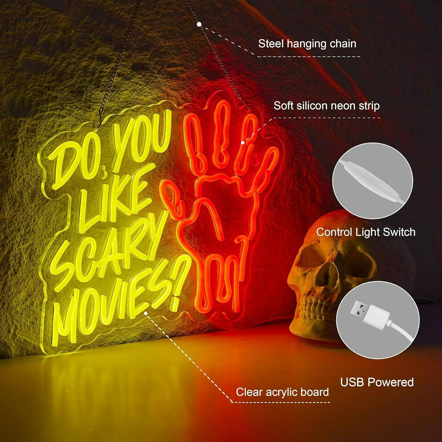 Do You Like Scary Movies Neon  – обзор и цена Neon Sign Party