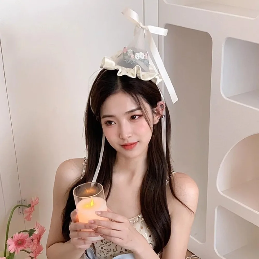 Cute Style Embroidery Mesh Bir – обзор и цена Party Hat Cone