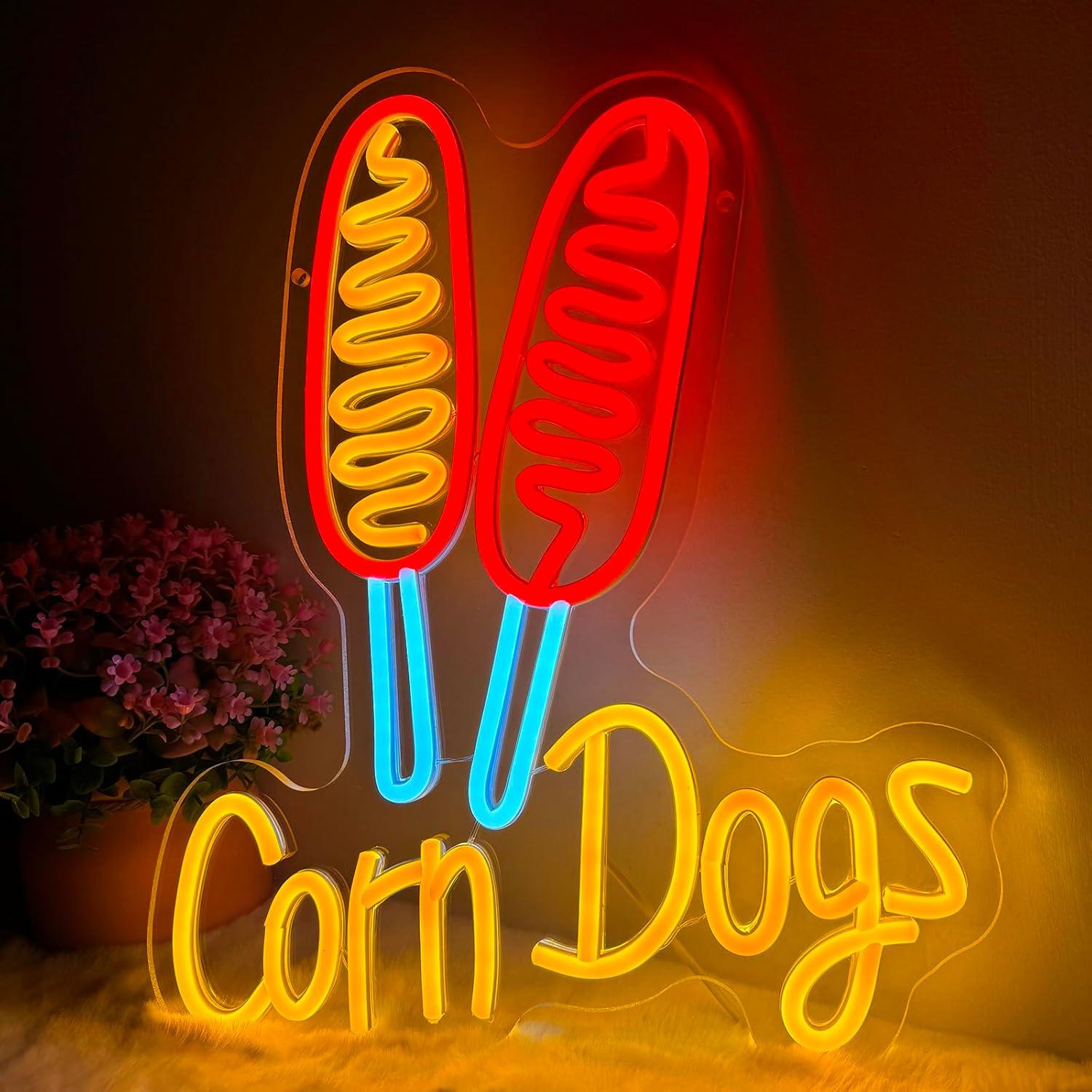 Corn Dog Neon Sign Snack USB D – обзор и цена Neon Sign Party