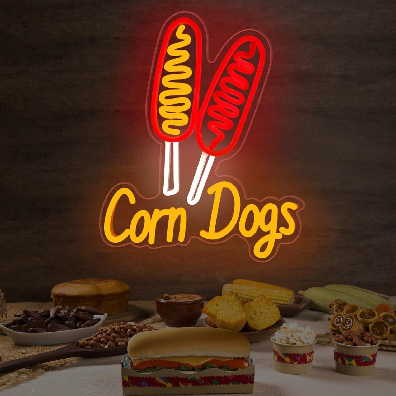 Corn Dog Neon Sign Snack USB D – обзор и цена Neon Sign Party