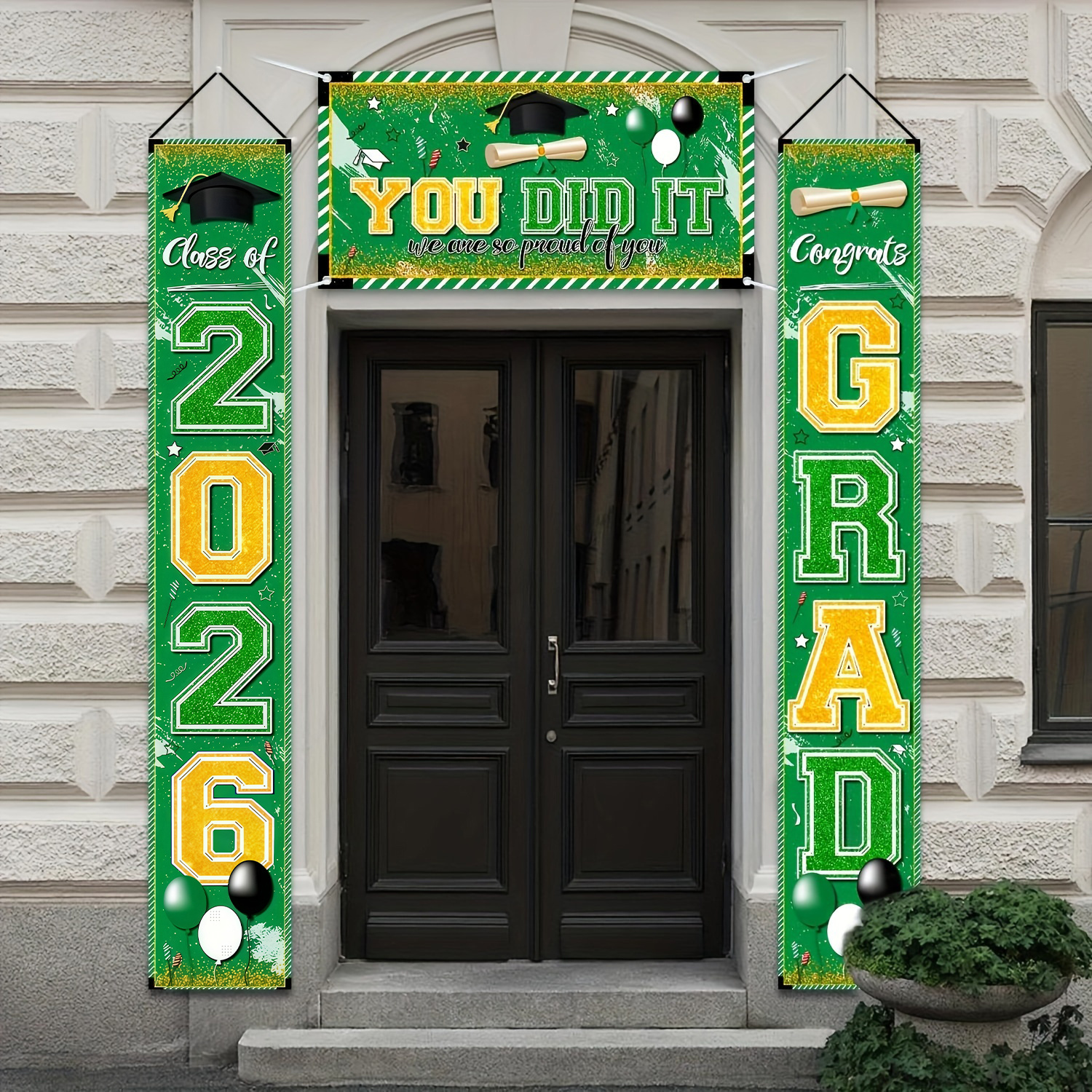 Congrat Class of 2026 Graduati – обзор и цена Party Banner Gold